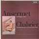 Chabrier, L'Orchestre De La Suisse Romande, Ernest Ansermet - Chabrier: España